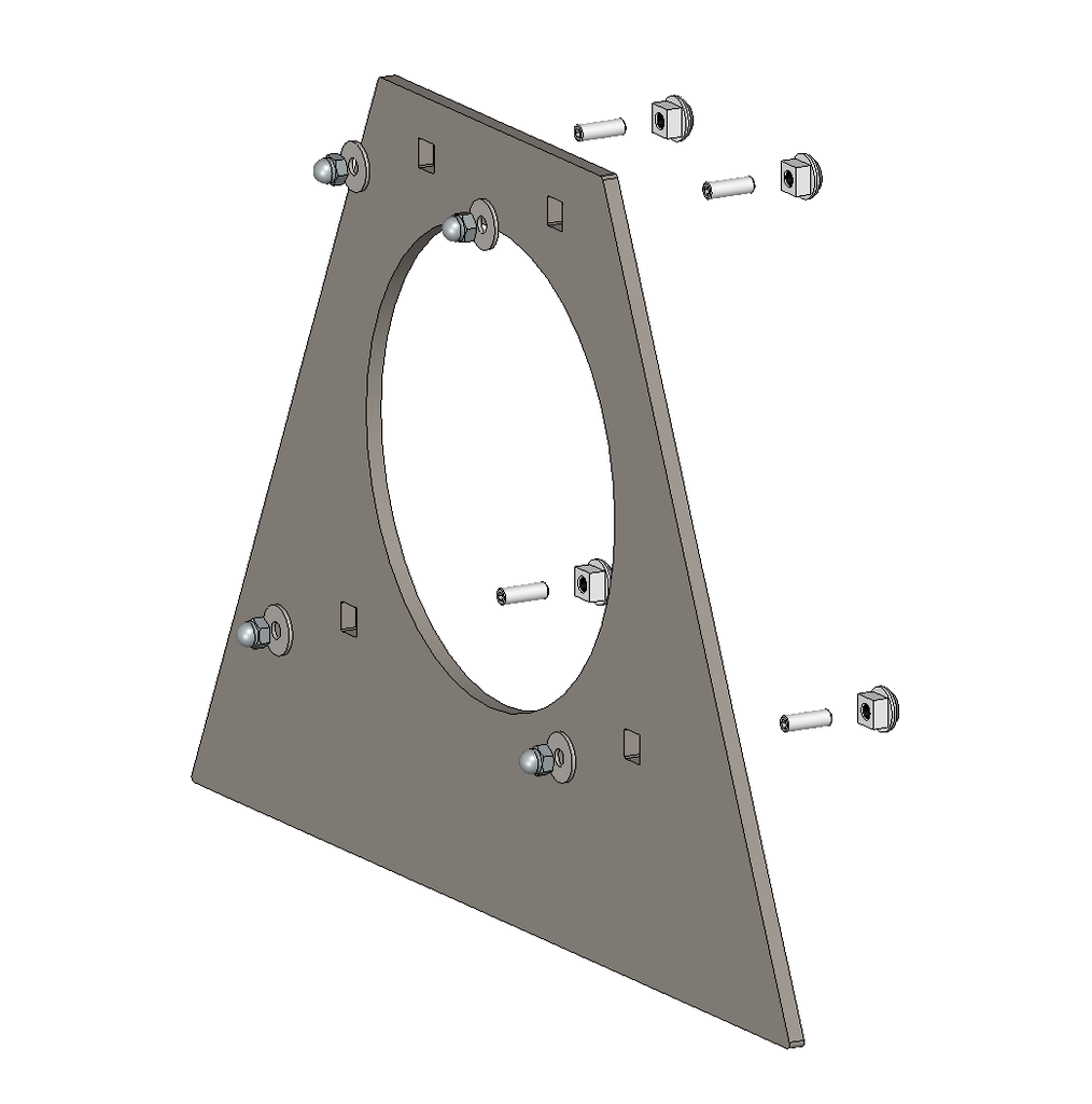 [005.TRR] KIT Blindagem trapezoidal turbina