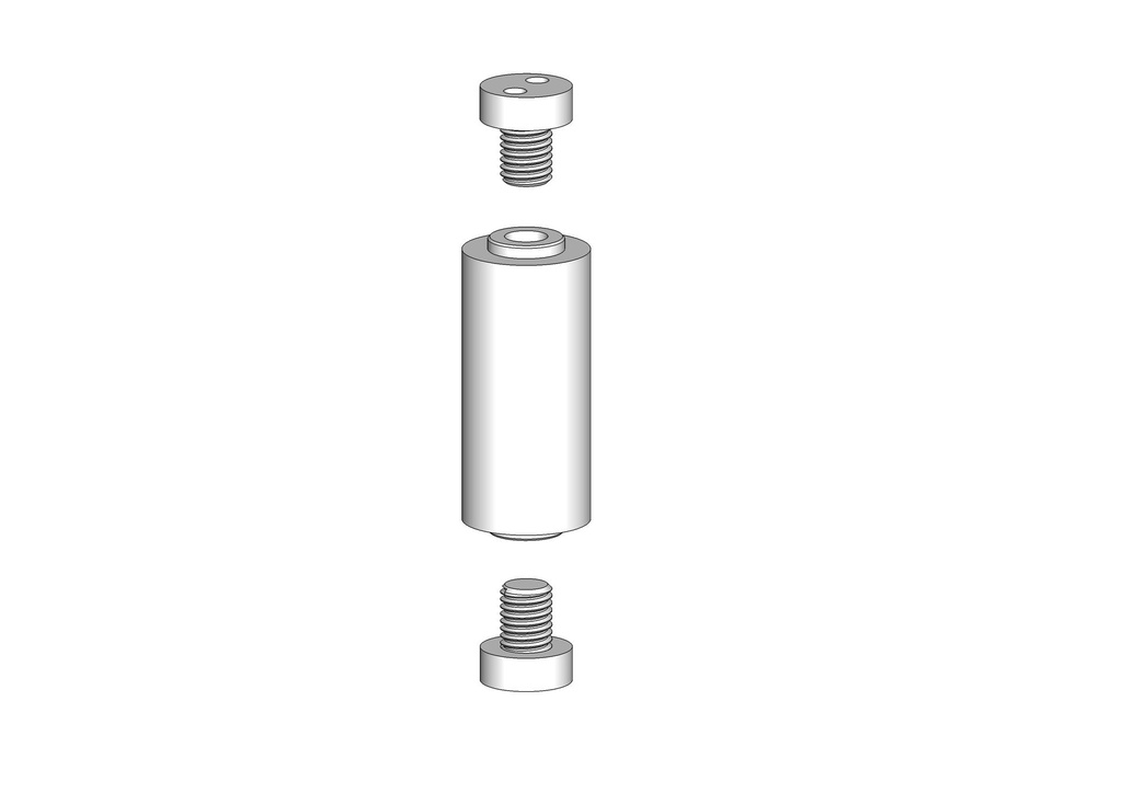 [KIT.PINO.ESP.004.TUR-SUS/004.TRR] KIT Pino Espaçador - Disco Palhetas Turbina de Jato de granalha